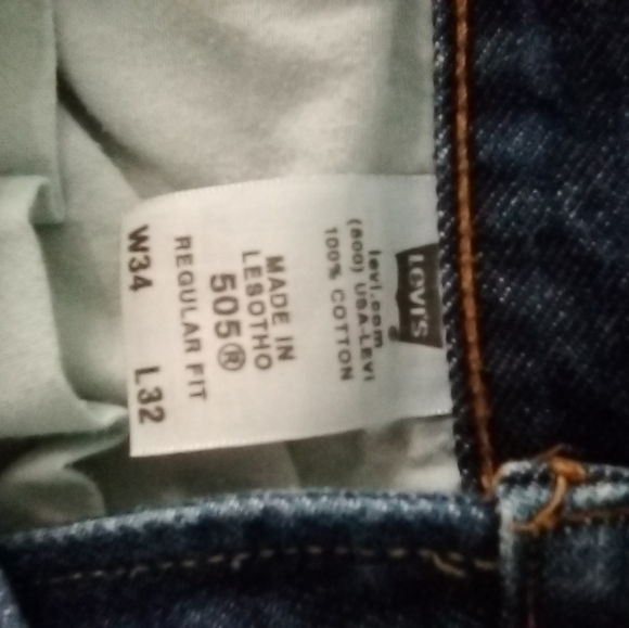 Levi's 505 Regular Fit Men's Jeans - Picture 4 of 4
